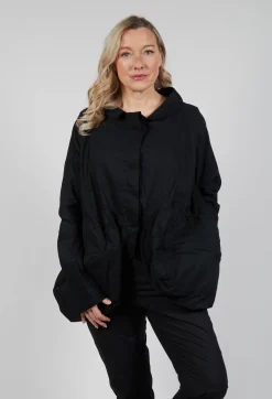 Rundholz Mainline Jackets^Peplum Hem Jacket in Black