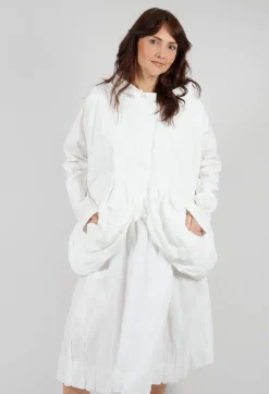 Rundholz Mainline Jackets^Peplum Hem Jacket in Starwhite