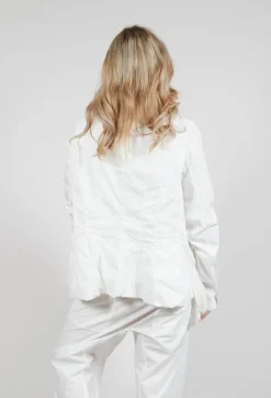 Rundholz Mainline Jackets^Peplum Hem Jacket in Starwhite
