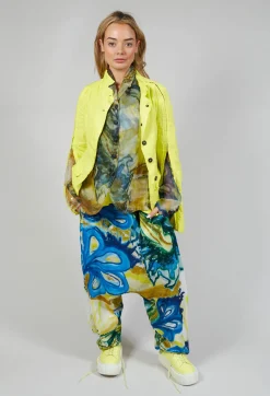Rundholz Mainline Tops^Peplum Vest in Lilly Cloud