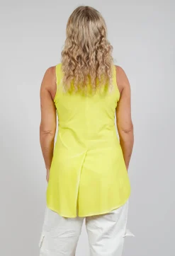 Rundholz Mainline Tops^Peplum Vest in Lilly Cloud