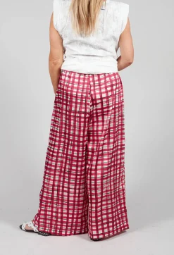 High Trousers^Perpetual Trousers in Pink Check