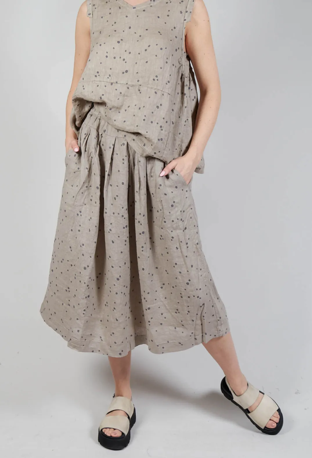 Mama B Skirts^Pesci Ls Skirt In Carbone