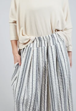 Mama B Skirts^Pesci S Skirt In Nero Stripe