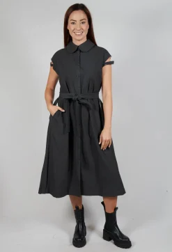 SOH Dresses^Peter Pan Dress in Charcoal