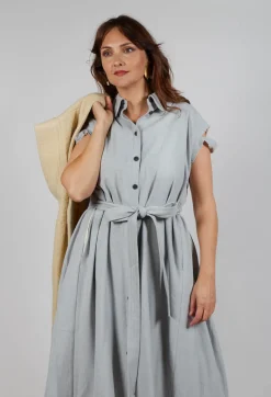 SOH Dresses^Peter Pan Dress in Grey
