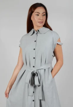SOH Dresses^Peter Pan Dress in Grey