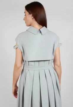 SOH Dresses^Peter Pan Dress in Grey