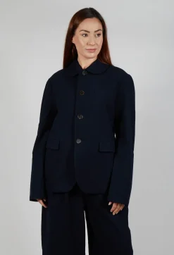 SOH Jackets^Peter Pan Peacoat in Navy