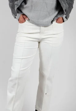 Annette Gortz Trousers^Pic Straight Leg Jeans in Off White