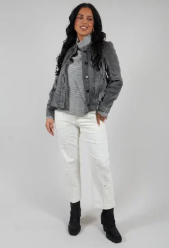 Annette Gortz Trousers^Pic Straight Leg Jeans in Off White
