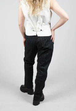 Hannoh Wessel Trousers^Pietra Trousers in Black Stripe