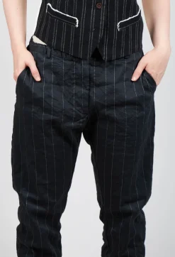 Hannoh Wessel Trousers^Pietra Trousers in Black Stripe