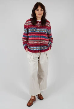 SOH Trousers^Pinstripe Trousers in Milk