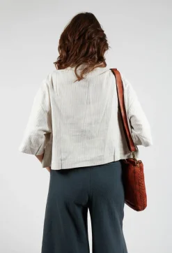 SOH Shirts & Blouses^Pinstriped Shirt in Cream