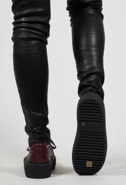 Rundholz Mainline Boots^Platform Trainers in Merlot