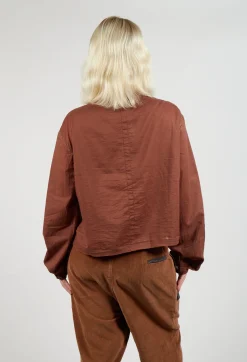 Umit Unal Shirts & Blouses^Pleat Shirt in Brown