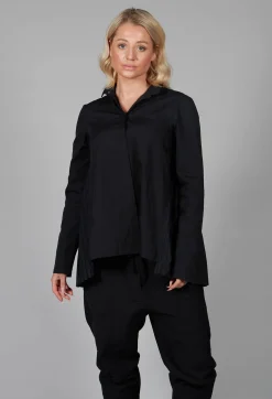 Rundholz Black Label Shirts & Blouses^Pleated Back Shirt in Black