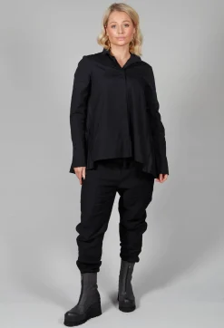 Rundholz Black Label Shirts & Blouses^Pleated Back Shirt in Black