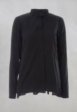 Rundholz Black Label Shirts & Blouses^Pleated Back Shirt in Black