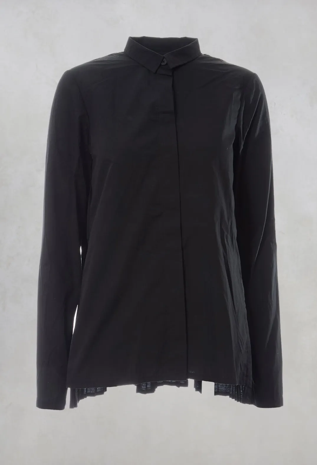 Rundholz Black Label Shirts & Blouses^Pleated Back Shirt in Black