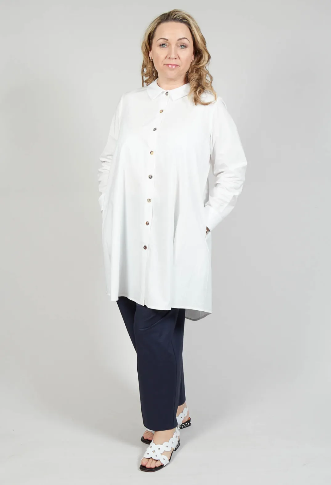 Operificio Neirami Shirts & Blouses^Pleated Back Shirt in Rice