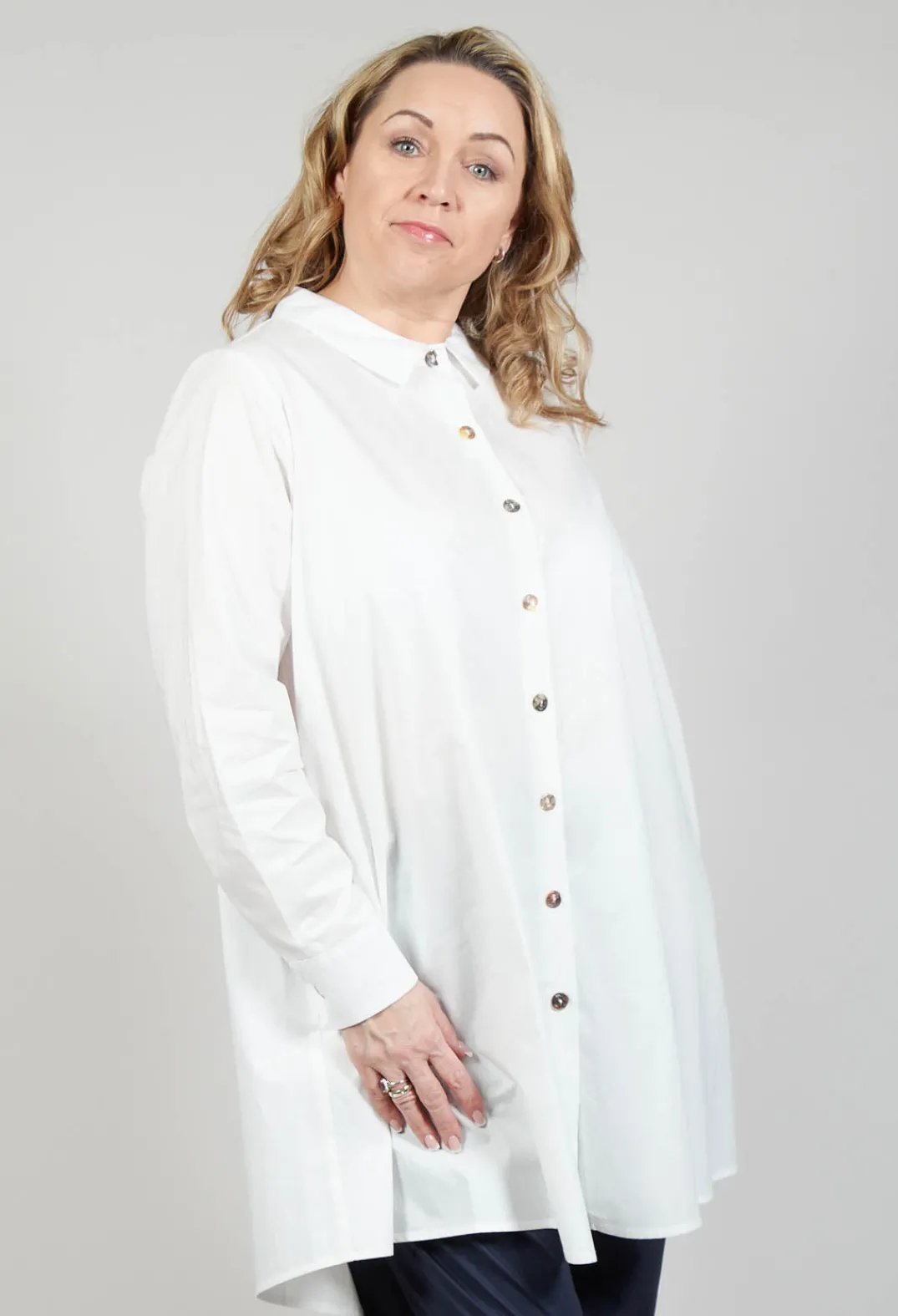 Operificio Neirami Shirts & Blouses^Pleated Back Shirt in Rice
