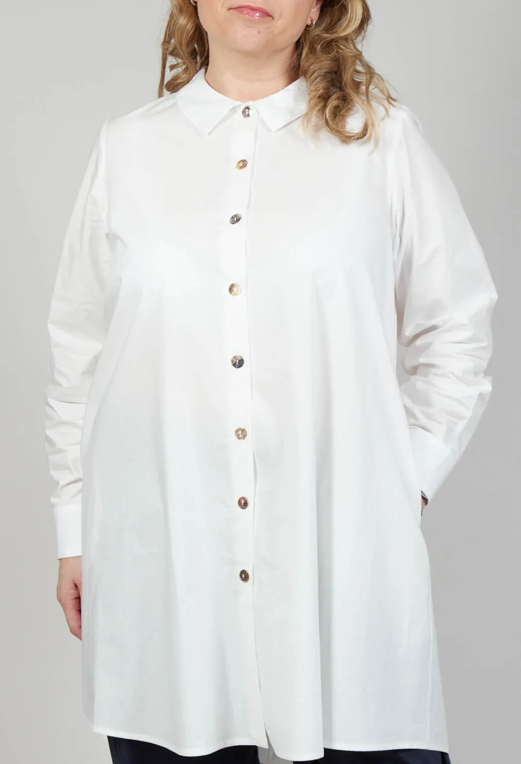 Operificio Neirami Shirts & Blouses^Pleated Back Shirt in Rice