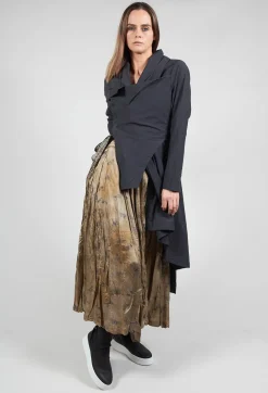 Jayko Skirts^Pleated Lona Skirt in Bronze