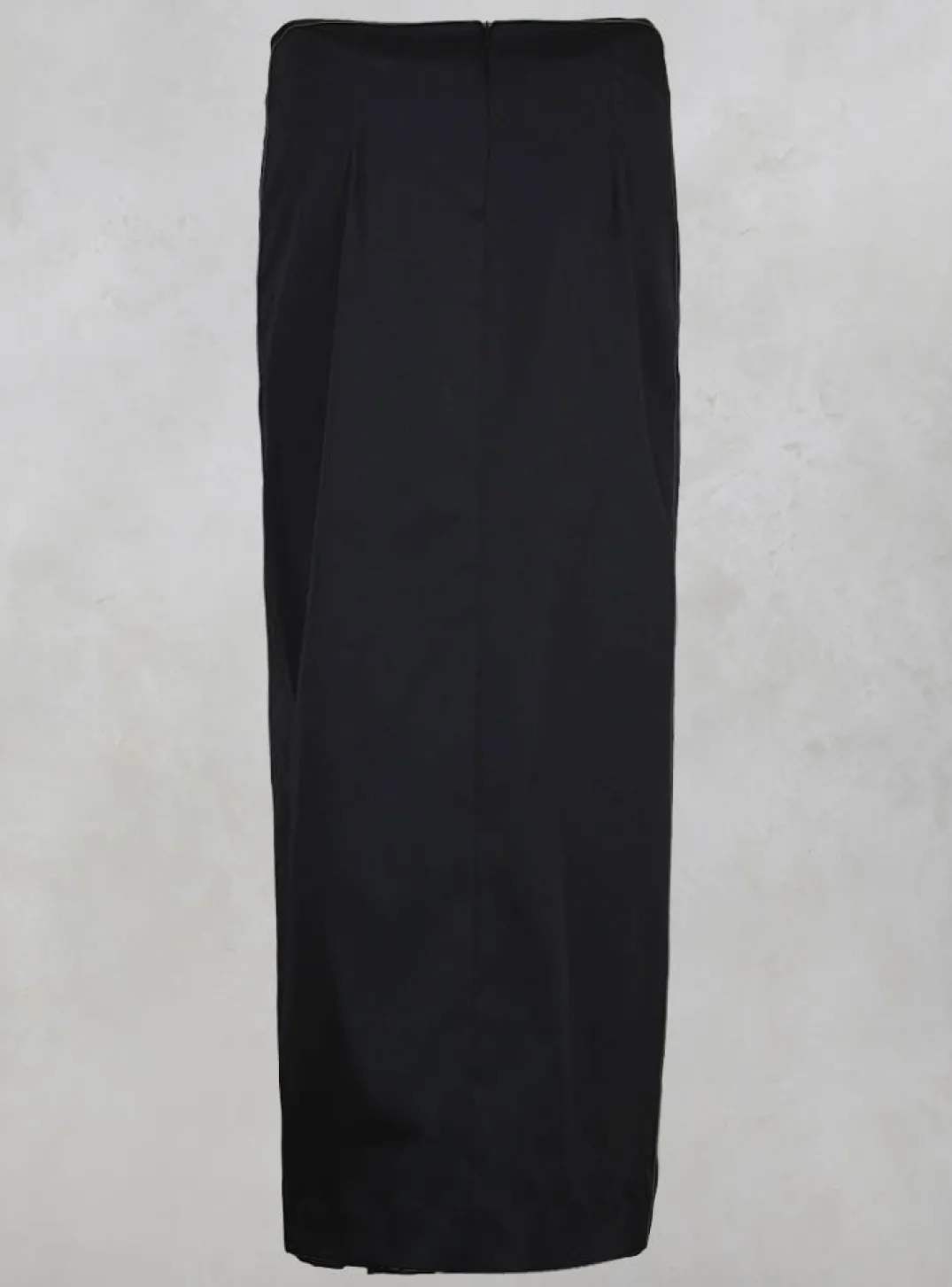 Oblique Creations Skirts^Pleated Pencil Skirt with Print in Black