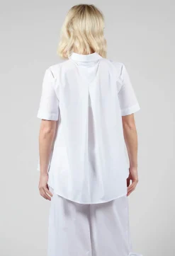 Mei Meij Shirts & Blouses^Pleated Shirt in White