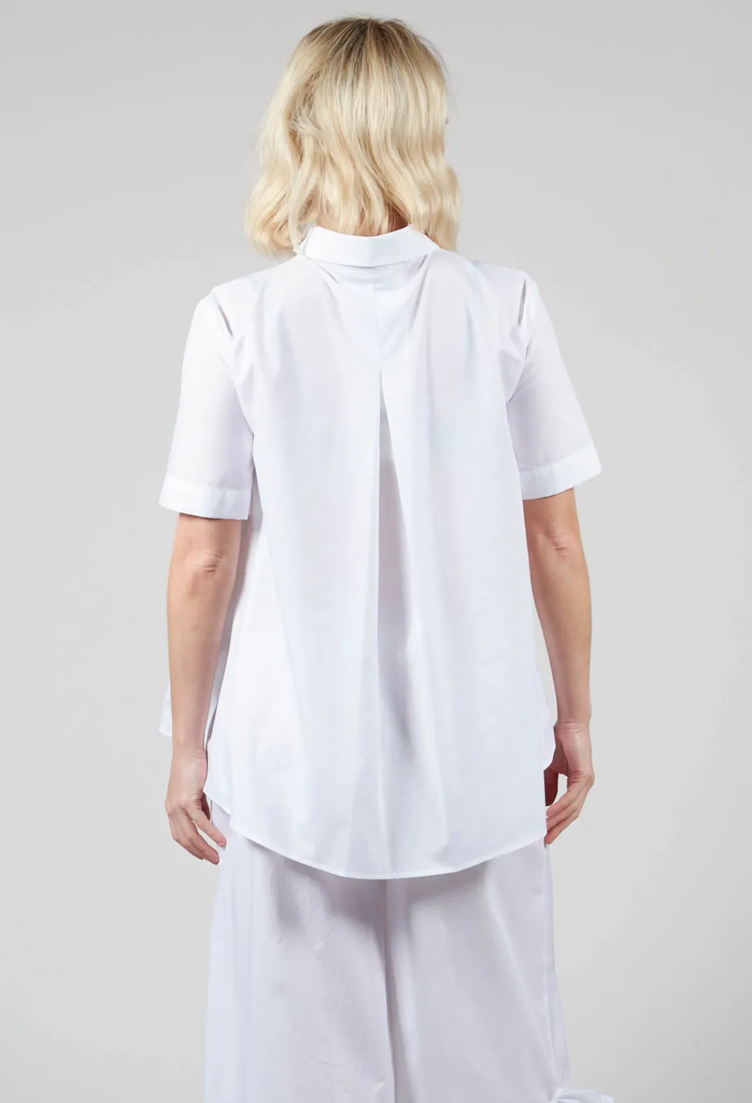 Mei Meij Shirts & Blouses^Pleated Shirt in White