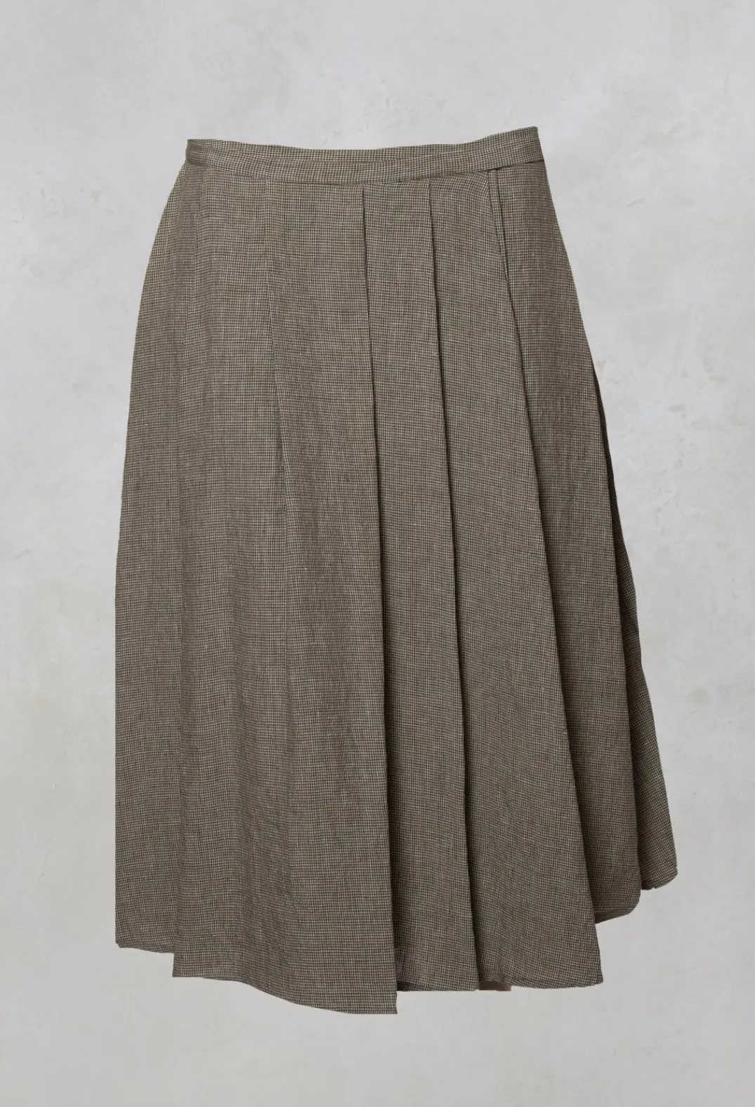 Apuntob Skirts^Pleated Skirt in Green