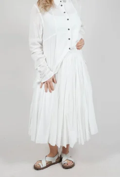 Rundholz Mainline Skirts^Pleated Skirt in Starwhite
