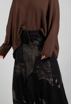 Rundholz Mainline Skirts^Pleated Skirted in Latte Print