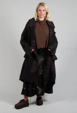 Rundholz Mainline Skirts^Pleated Skirted in Latte Print