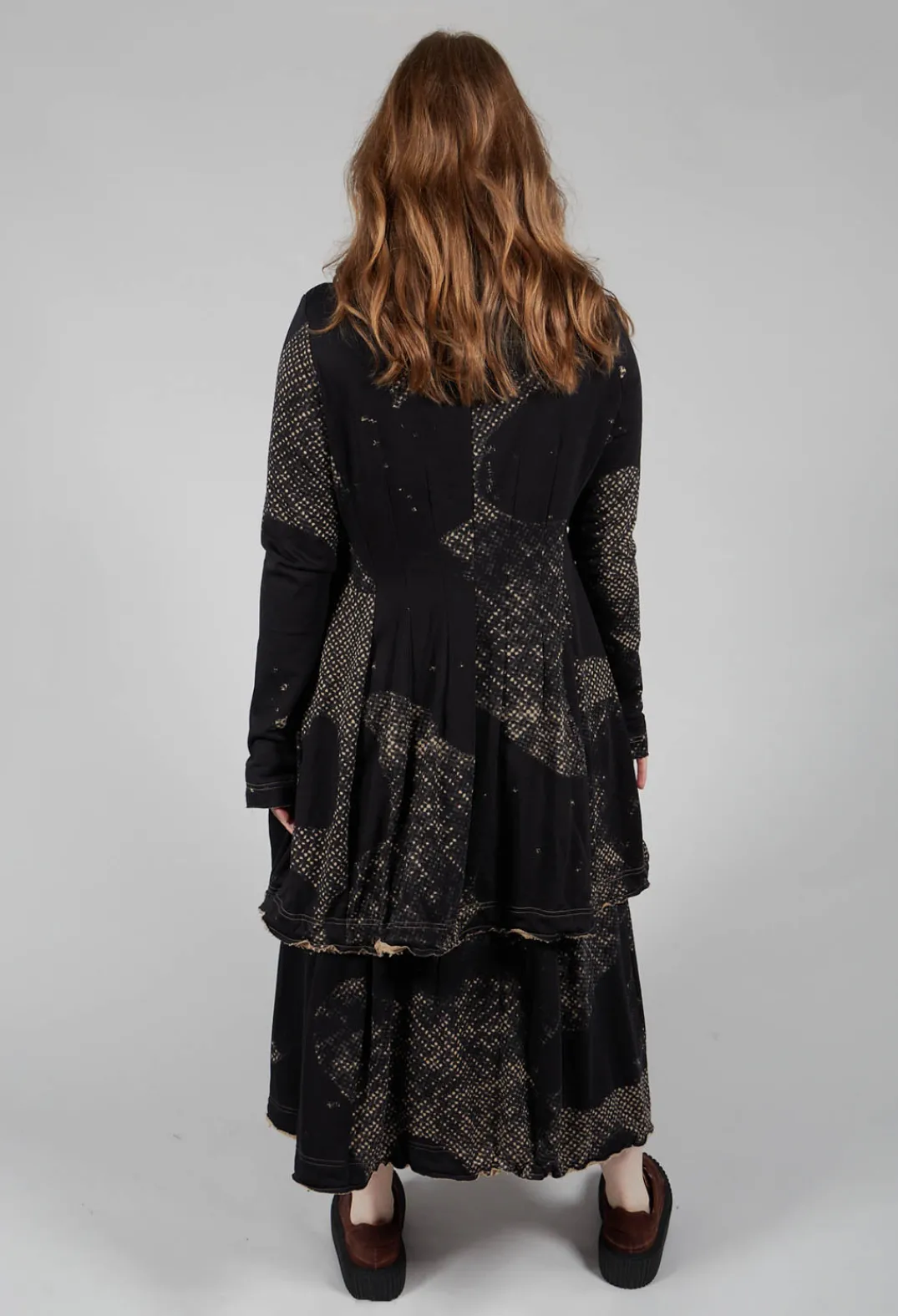 Rundholz Mainline Skirts^Pleated Skirted in Latte Print