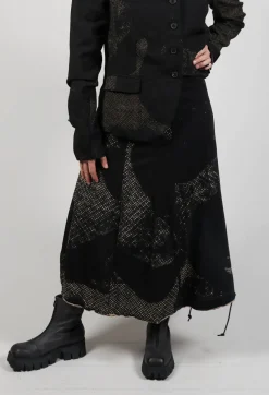 Rundholz Mainline Skirts^Pleated Skirted in Latte Print