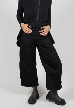 Pluslavie Trousers^Plenty Denim Trousers in Black