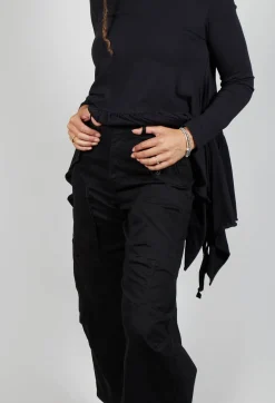 Pluslavie Trousers^Plenty Denim Trousers in Black