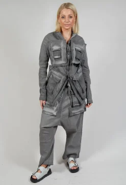 Rundholz Dip Jackets^Pocket Jacket in C.Coal 70% Cloud