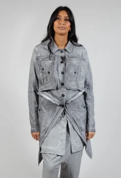 Rundholz Dip Coats^Pocket Utility Jacket in C.Coal 70% Cloud