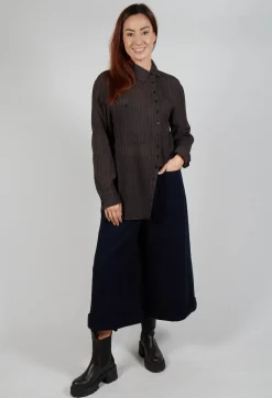 SOH Trousers^Pocket Wool Trousers in Navy