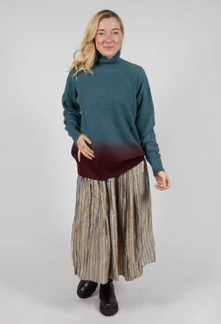 Traces of Me Jumpers^Polar Jumper in Teal Hollister