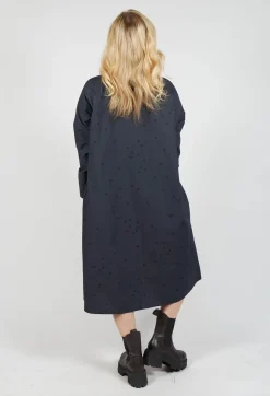 Apuntob Dresses^Polkadot Shirt Dress in Anthracite