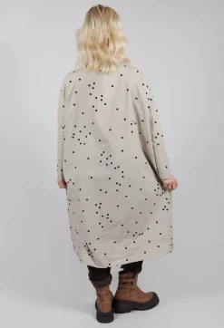 Apuntob Dresses^Polkadot Shirt Dress in Sand