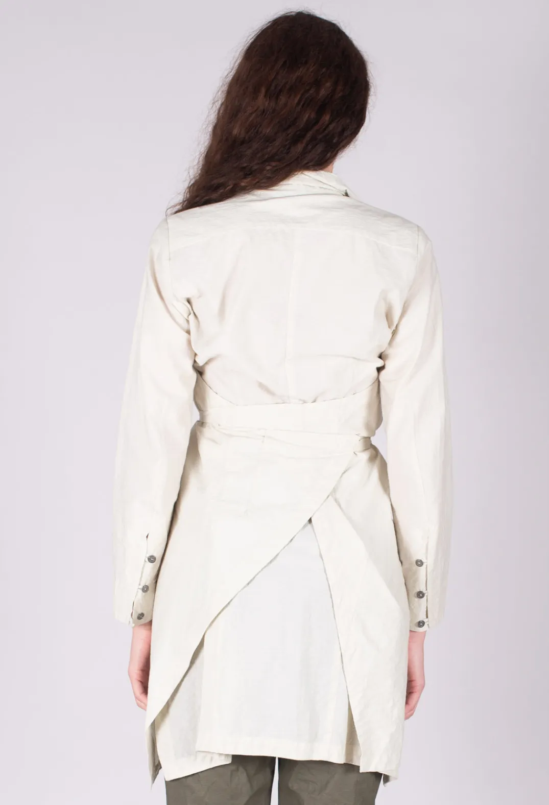 Jayko Shirts & Blouses^Poplin Len Shirt in White Clay