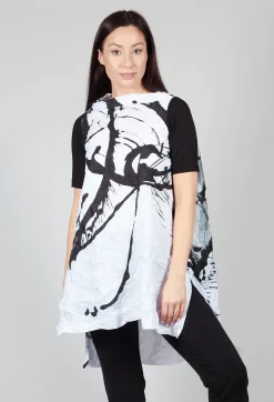 Xenia Design Tops^PORS Top in Black White Colourful