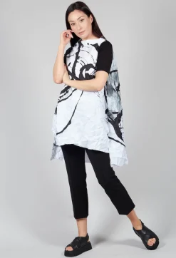 Xenia Design Tops^PORS Top in Black White Colourful