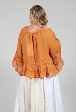 Sfizio Tops^Prairie Blouse in Red
